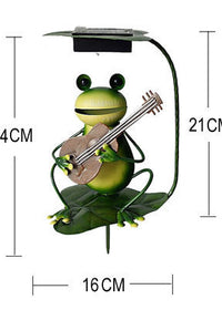 Frog playing guitar