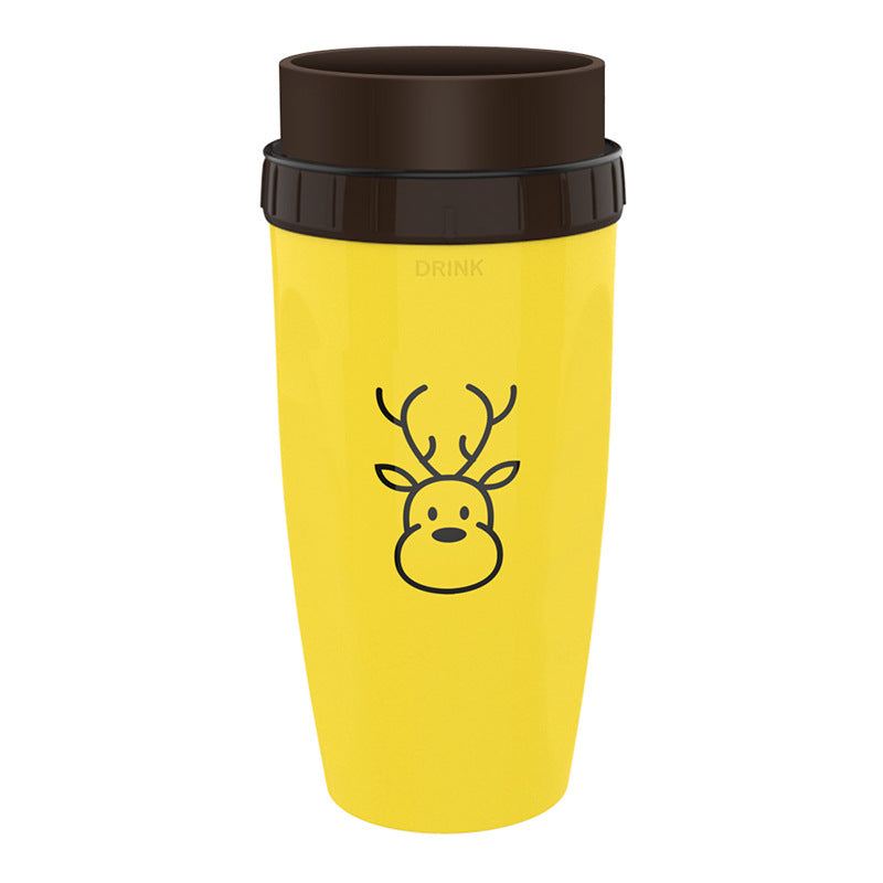 Double-Wall Insulated Travel Tumbler with Straw | Portable Spill-Resistant Sippy Cup for Adults & Kids