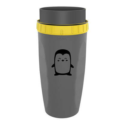 Double-Wall Insulated Travel Tumbler with Straw | Portable Spill-Resistant Sippy Cup for Adults & Kids