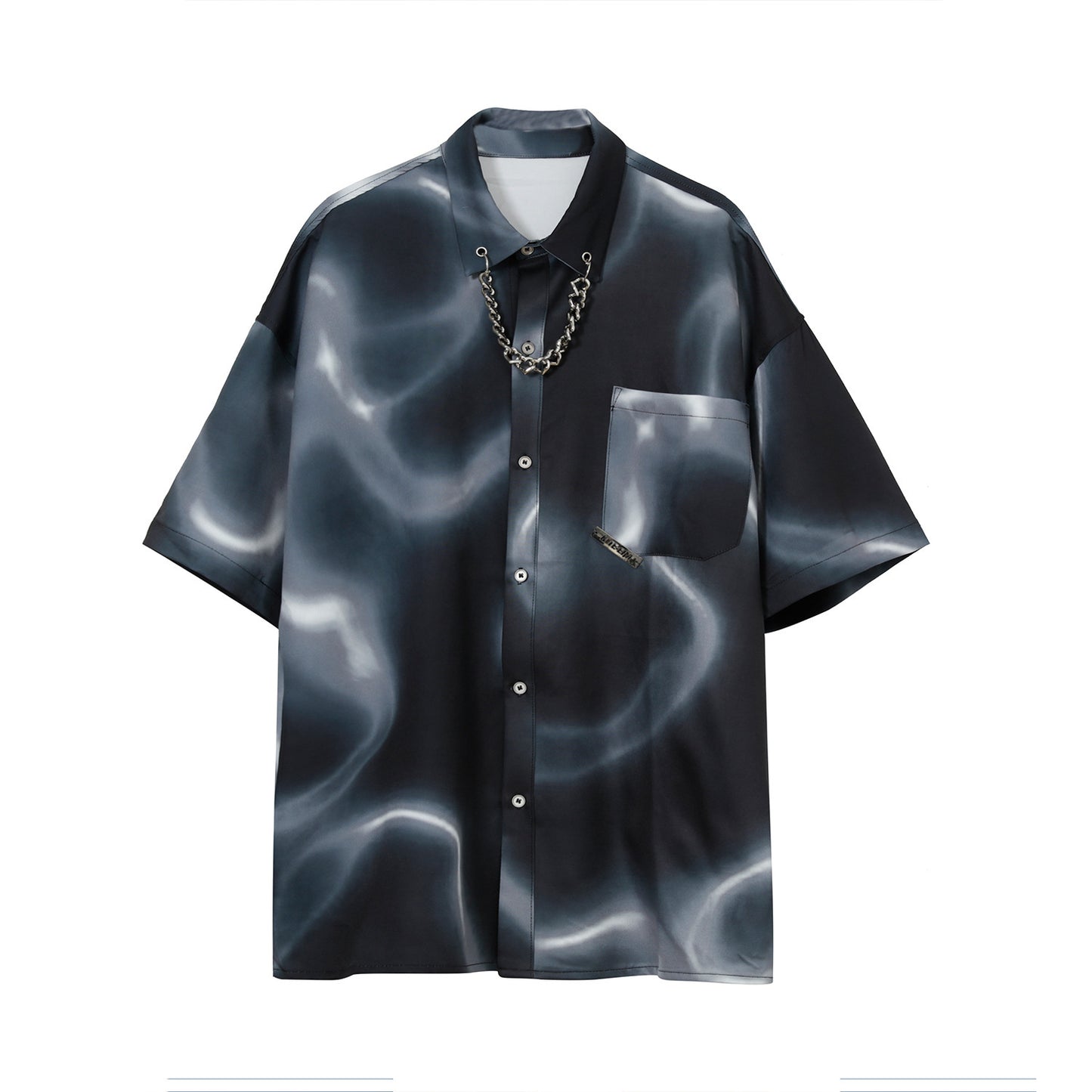 Tie-Dye Chain Design Handsome Casual Fashion Suit