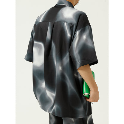 Tie-Dye Chain Design Handsome Casual Fashion Suit