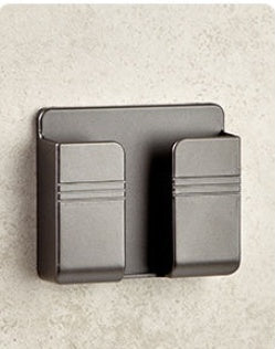 Punch-Free Wall-Mount Phone Charging Station | Adhesive Storage Box & Cable Organizer