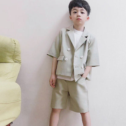 The Double-Breasted Legacy: Boys’ Premium Performance Formal Dress