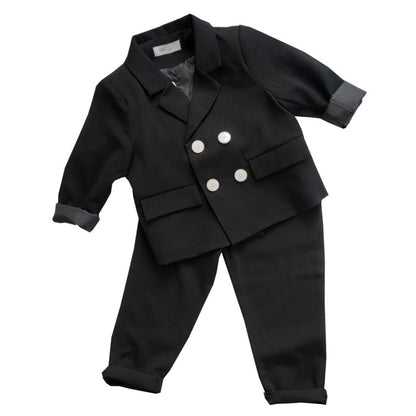 The Double-Breasted Legacy: Boys’ Premium Performance Formal Dress