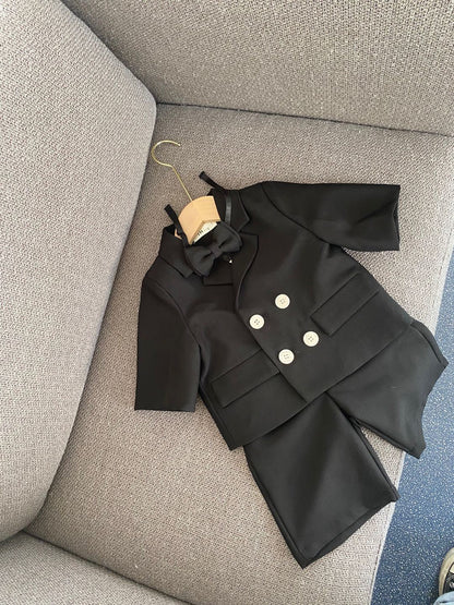 The Double-Breasted Legacy: Boys’ Premium Performance Formal Dress