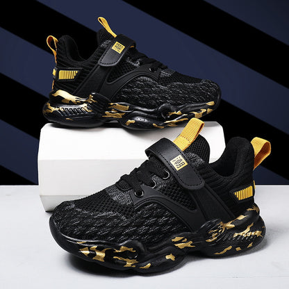 The Non-Slip Lattice: Spring & Summer Mesh Non-Slip Sports Shoes