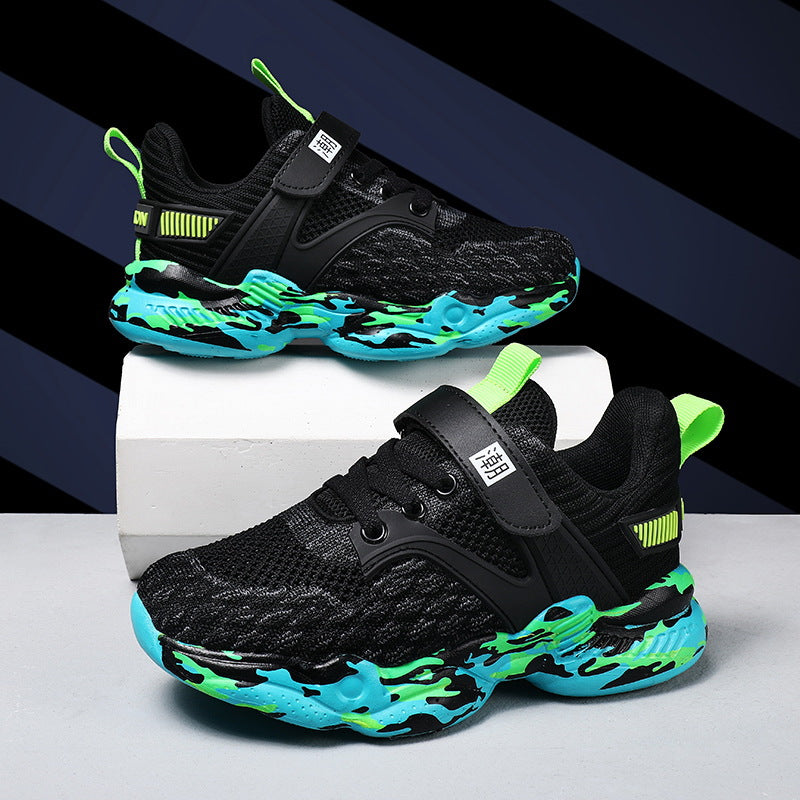 The Non-Slip Lattice: Spring & Summer Mesh Non-Slip Sports Shoes