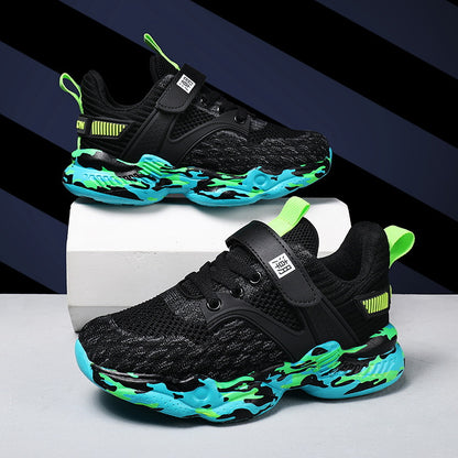The Non-Slip Lattice: Spring & Summer Mesh Non-Slip Sports Shoes