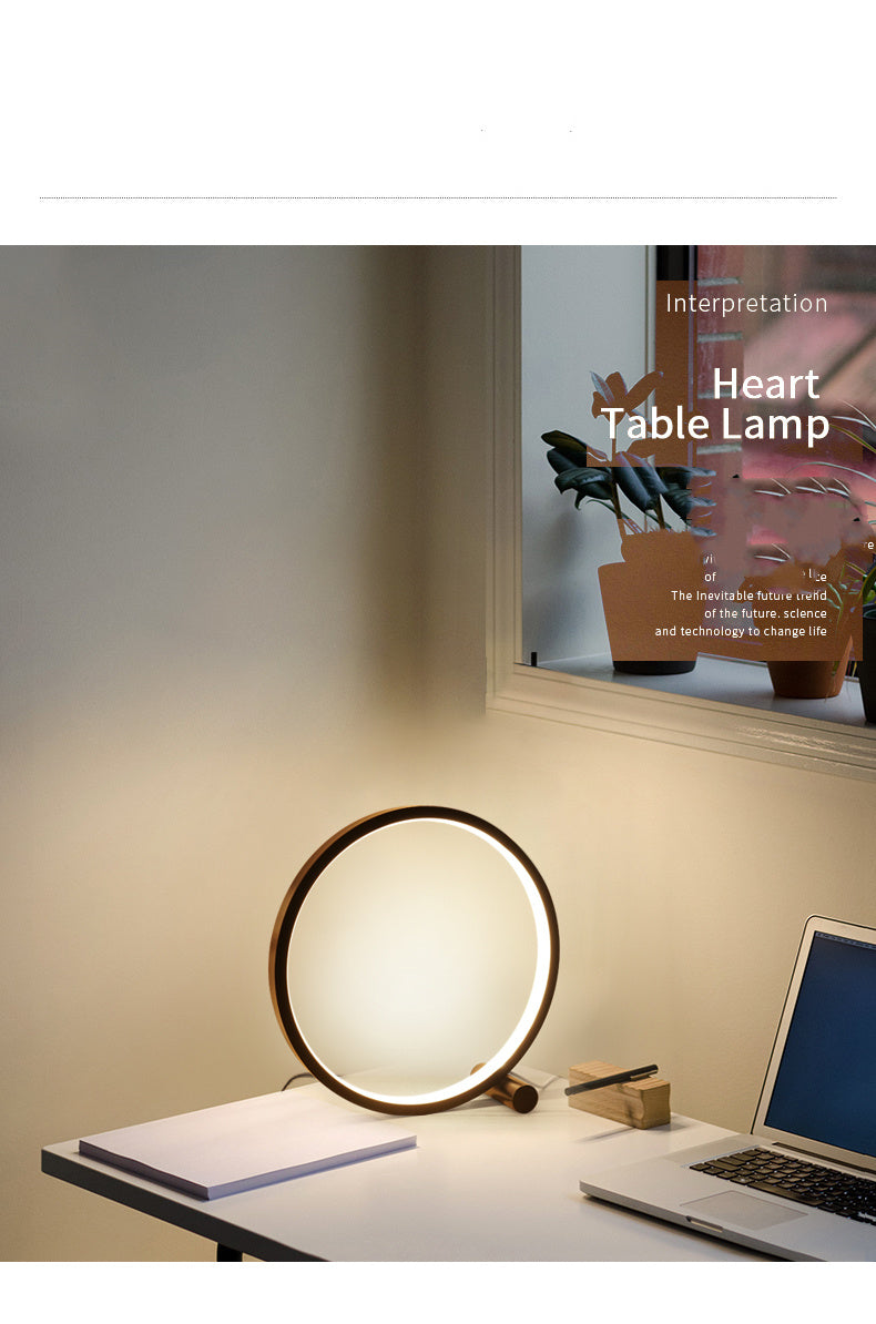 Desk Lamp, Bedside Lamp, Bedroom Lamp, Creative Simple Modern Induction Lamp