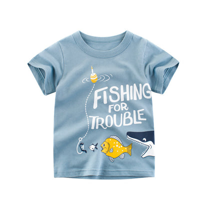 The Summer Minimal: Summer Men’s Style Children’s T-Shirt