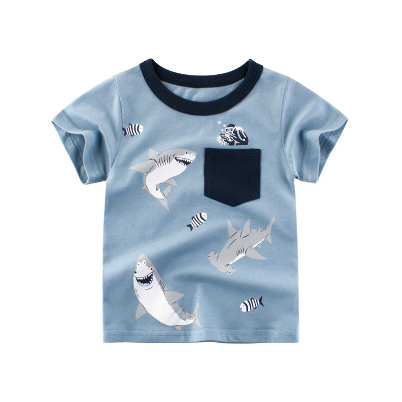 The Summer Minimal: Summer Men’s Style Children’s T-Shirt