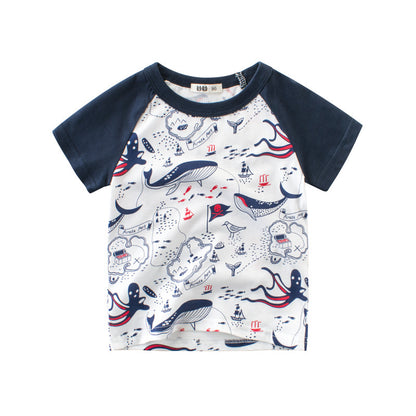 The Summer Minimal: Summer Men’s Style Children’s T-Shirt