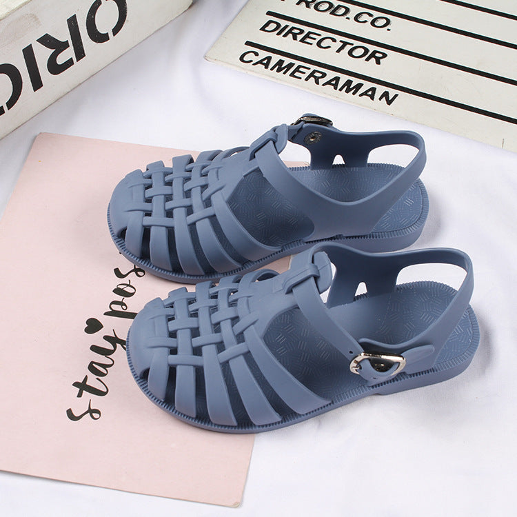 Daily Hollow: Casual Flat-Sole Hollow-Out Sandals