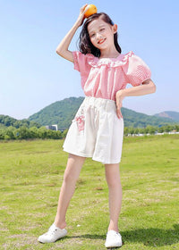 Pink Plaid Set