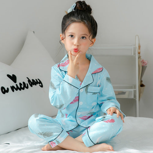 The Cotton Edit: Girls’ Cute Print Long Sleeve Loungewear