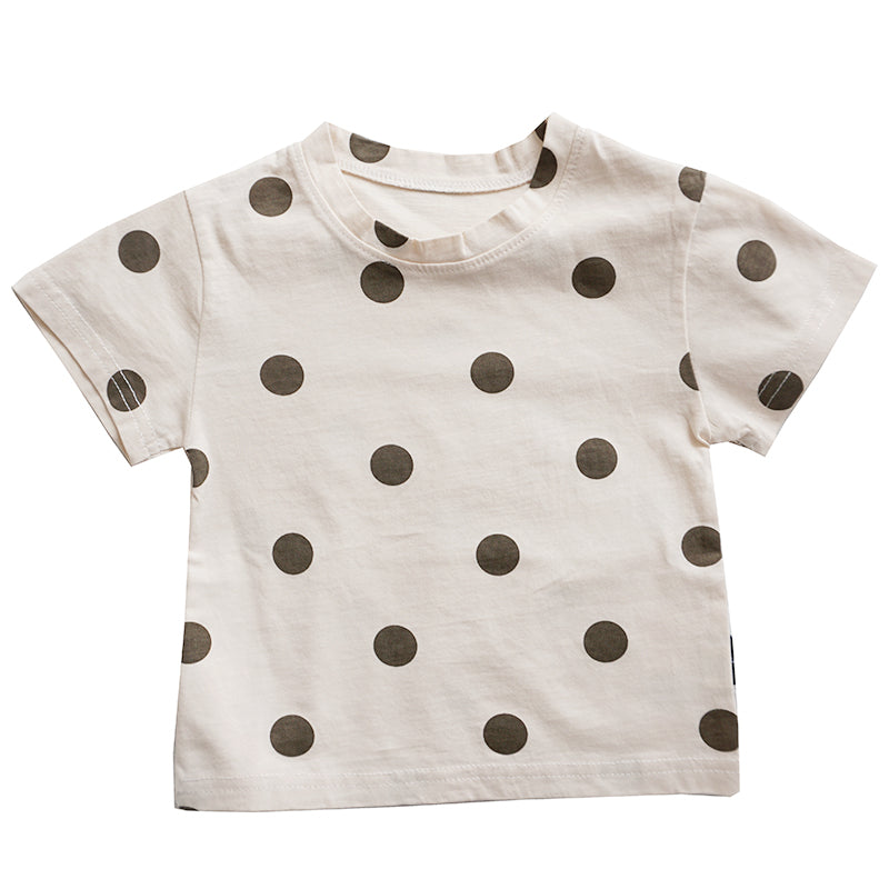 The Polka Dot Top: Baby Cotton Dot Summer T-Shirt