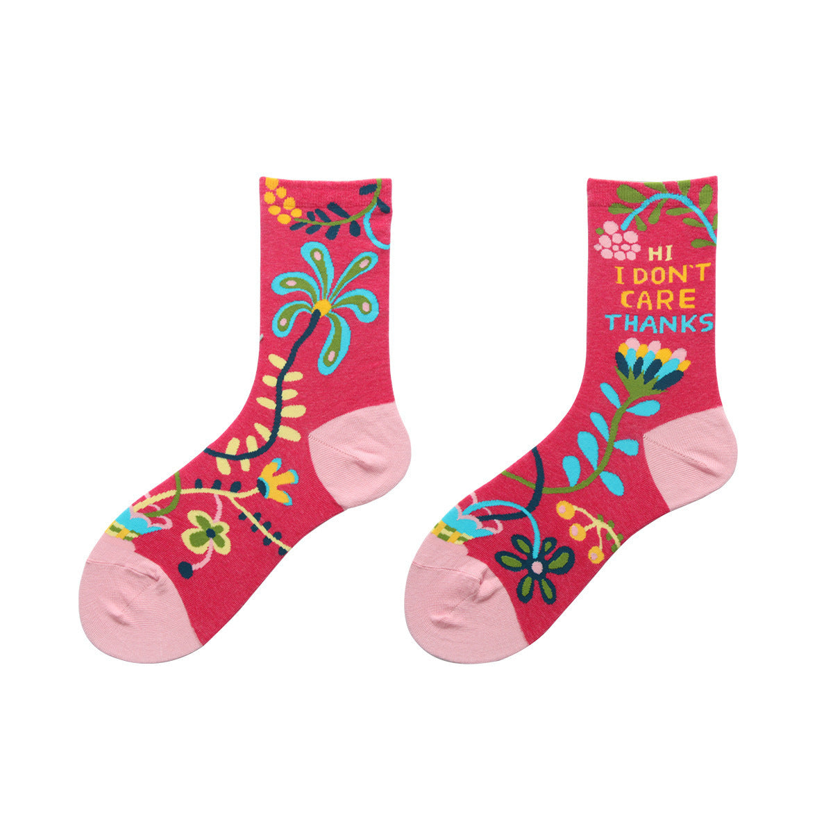 The Slouchy Artisan: Cotton Pile-Up Texture Socks for Women