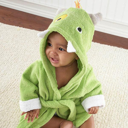 Hooded Baby Bath Towel & Robe | Soft Cotton Cartoon Animal Bathrobe for Infants & Toddlers