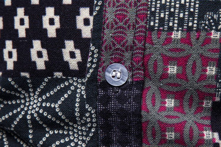 Printed Short-Sleeve Shirt Exquisite Pattern Mastery