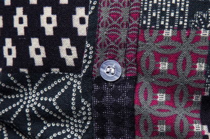Printed Short-Sleeve Shirt Exquisite Pattern Mastery