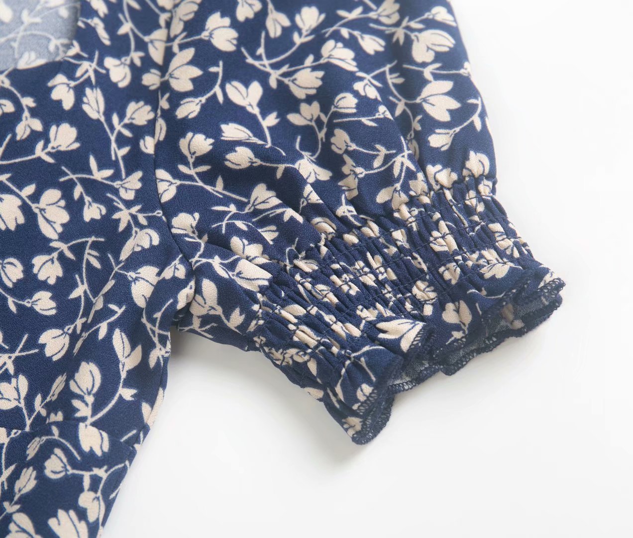 Printed short sleeve dress