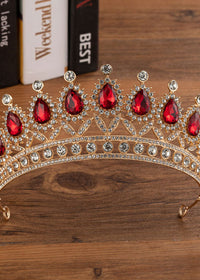 H032 Gold Red Crown