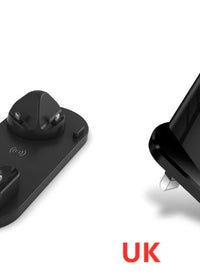 Black and UK adapter