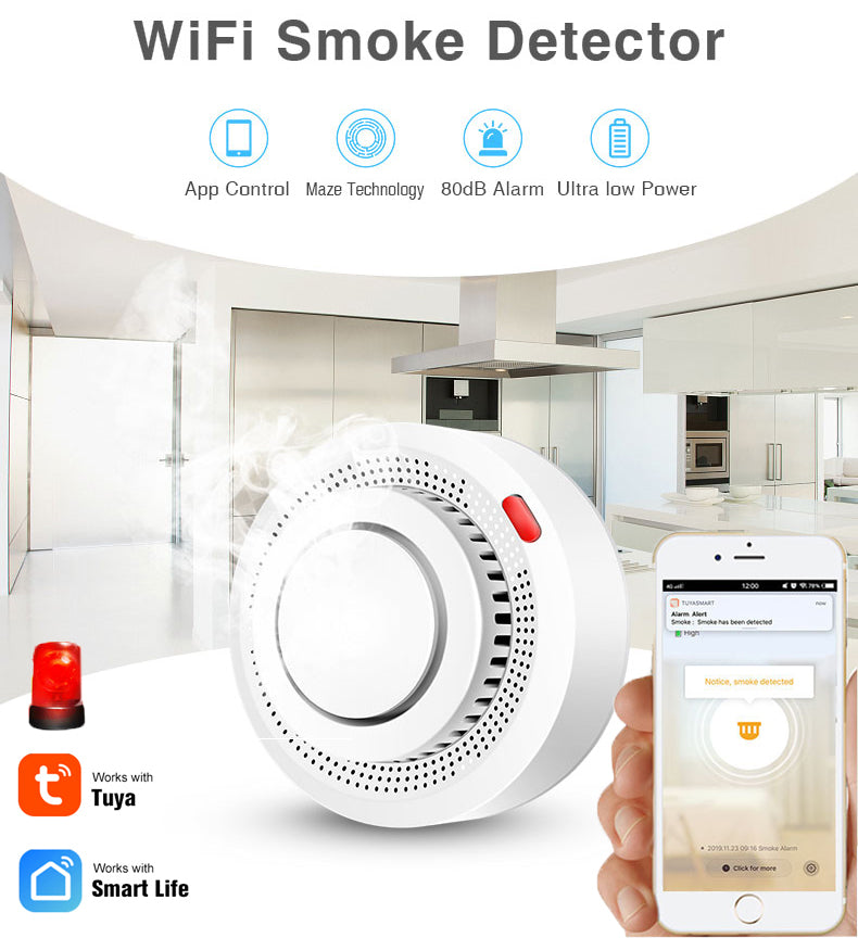 SmokeAlert WiFi: Smart Home WiFi Smoke Detector