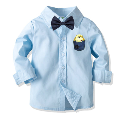 The Foundation Layer: Baby Boy Long-Sleeve Bottoming Shirt