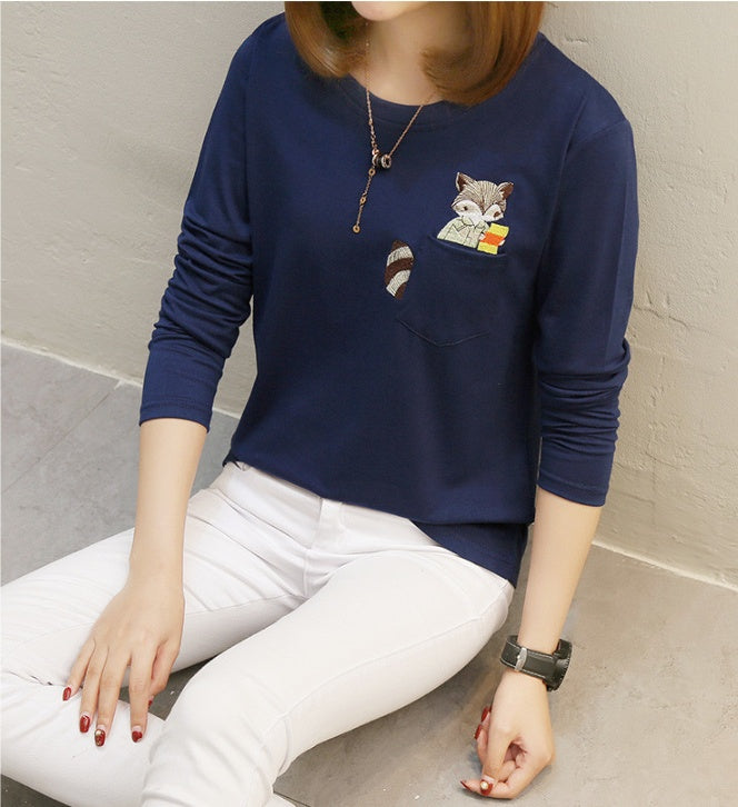 Women's Loose Long Sleeve T-Shirt