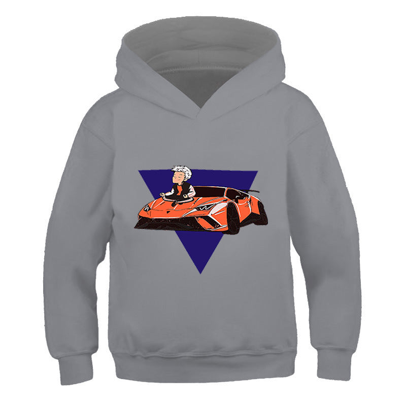 Neo-Anime Graphic Hooded Seasonal Sweater
