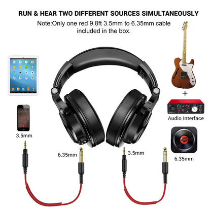 SoundElite: OneOdio Premium Over-Ear Wired & Wireless Headphones