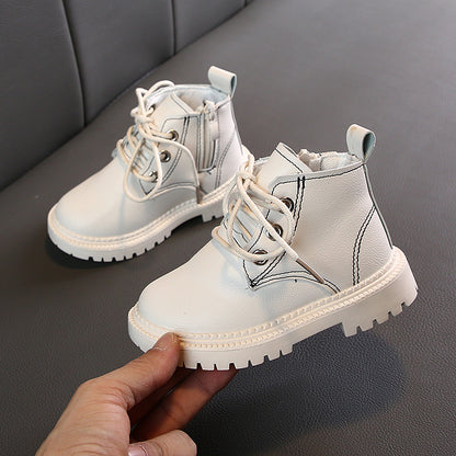 The Artisan Short: Premium Leather Short Boots for Boys