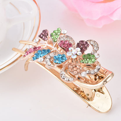 Crystal Horsetail Clip Jewelry Issuing