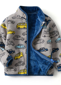 Yellow and blue car