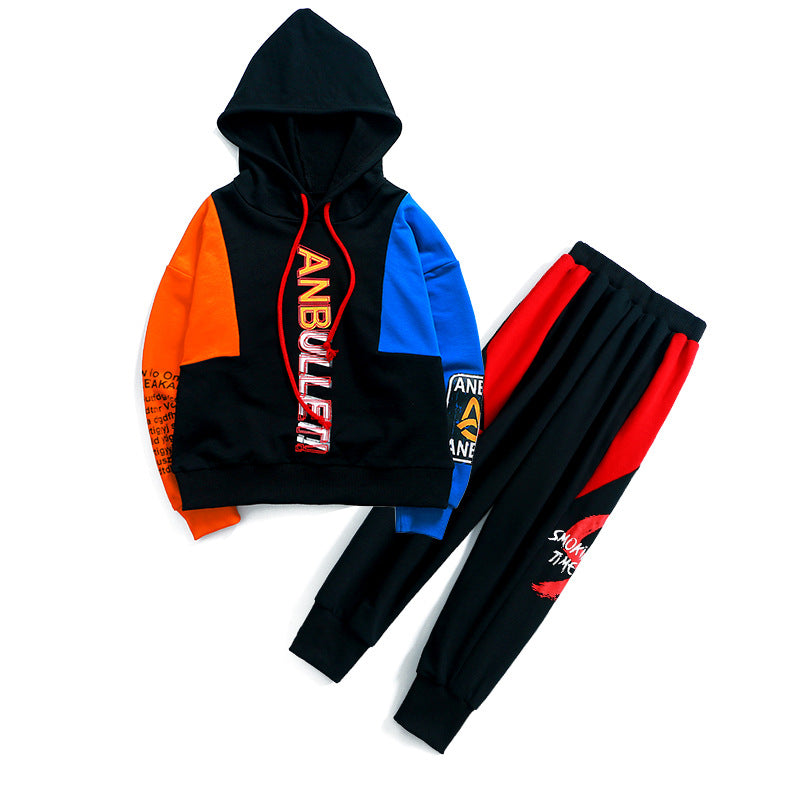 The Big Boy Kinetic: Korean-Style Long-Sleeve Sports Two-Piece