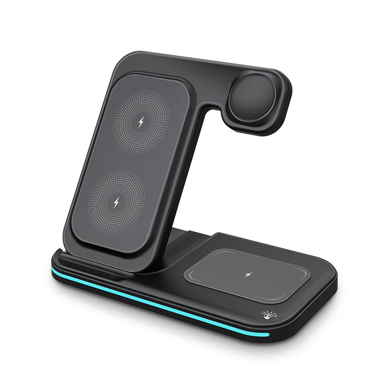 FoldCharge Pro: Multi-Functional Foldable Fast Wireless Hub
