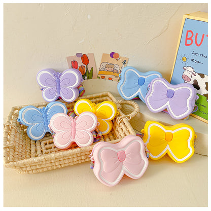 Butterfly Flutter: Children’s Silicone Cute Butterfly Bag