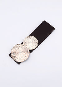 Silver Buckle Black