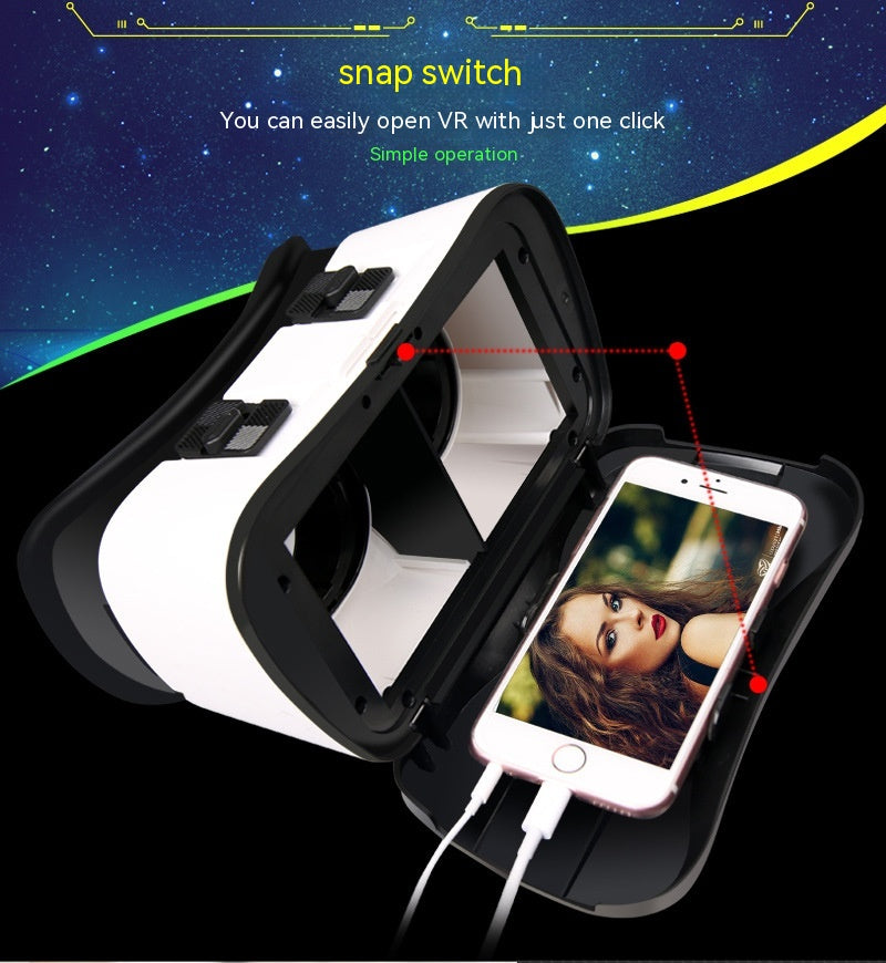 VRPhone 3D: Phone 3D VR Glasses Head-Mounted Virtual Reality Headset
