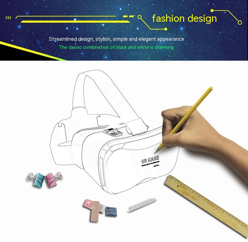 VRPhone 3D: Phone 3D VR Glasses Head-Mounted Virtual Reality Headset