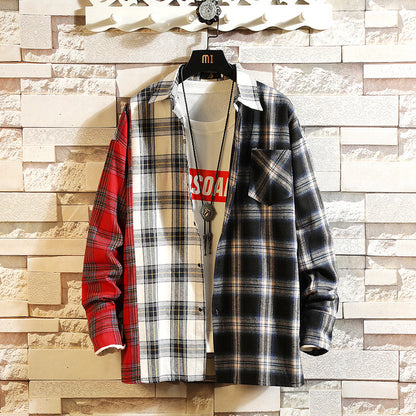 Long sleeve plaid shirt