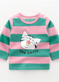 Green striped cat