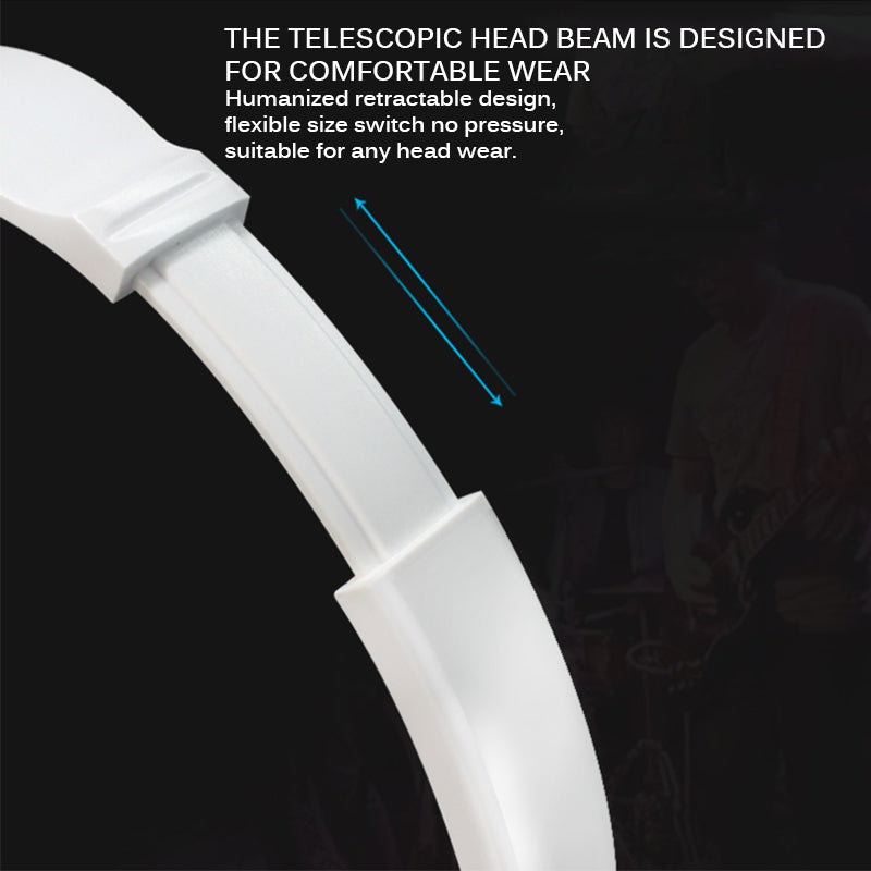 BandAir: Portable Headband Over-Ear Wired Headphones