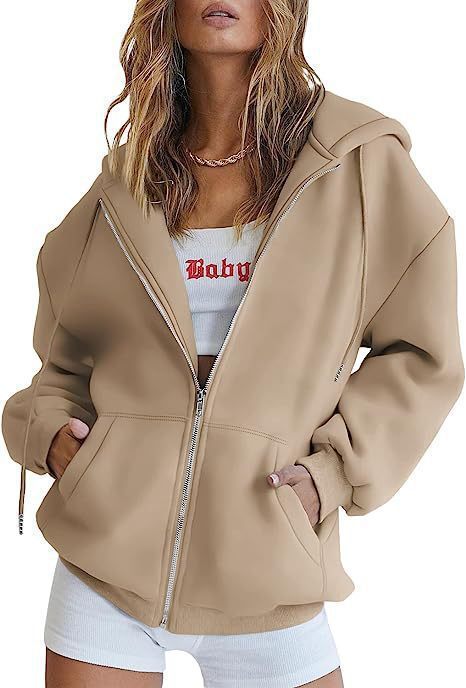 Women's Velvet Padded Hooded Sweatshirt Casual Zipper Cardigan