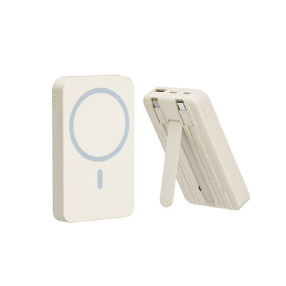 Magnetic Power Bank Mobile Power Supply Wireless Charger With Cable