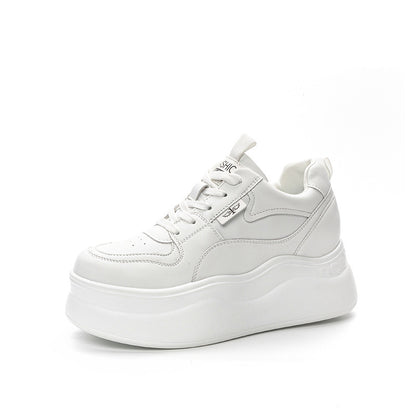 Wedge Platform Thick Bottom Inner Height Increasing Casual Shoes