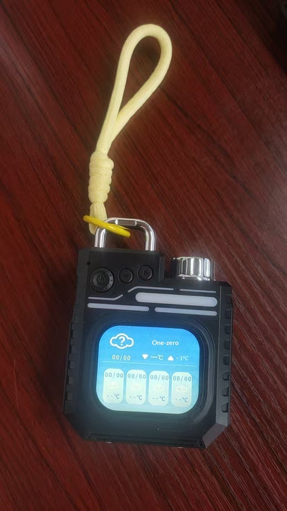 Outdoor Portable Subwoofer Multi-function Color Screen Weather Clock Gift Smart Speaker