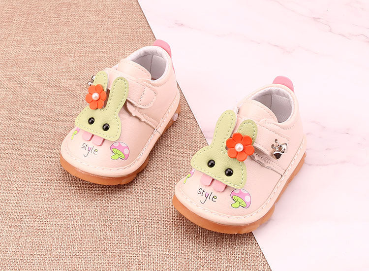 Girl with bell calling shoes