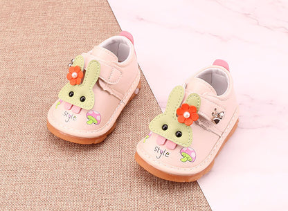 Girl with bell calling shoes